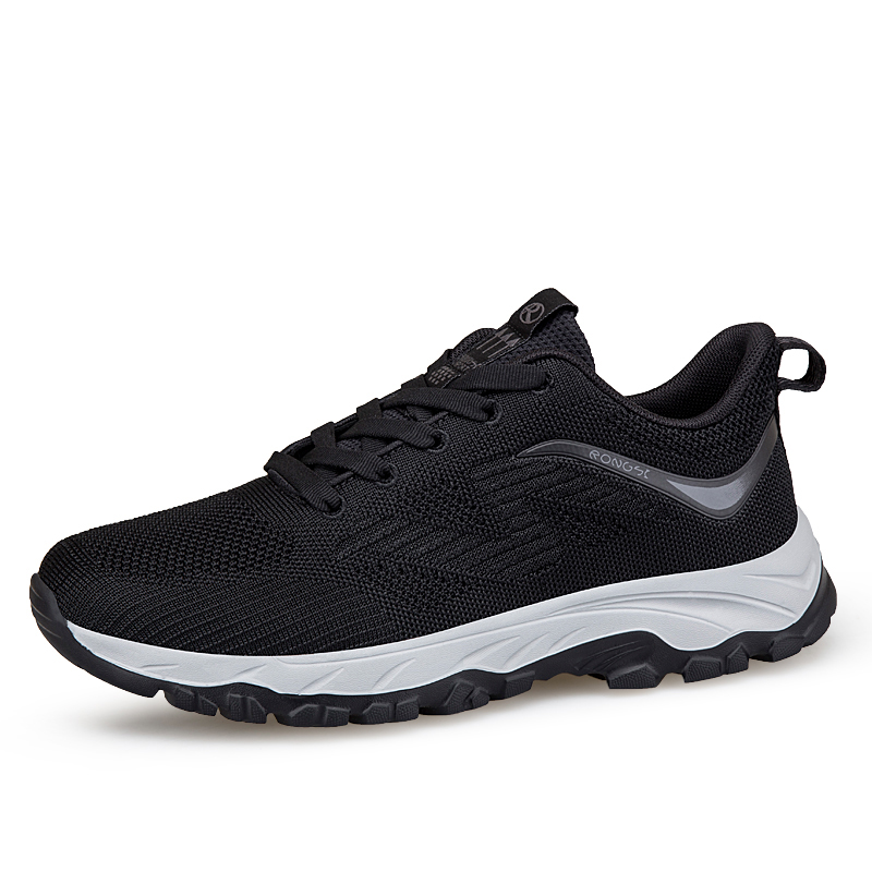 RONGSHI Fabric Slip Resistant, Breathable, Lightweight Low top Casual Shoes Men’s