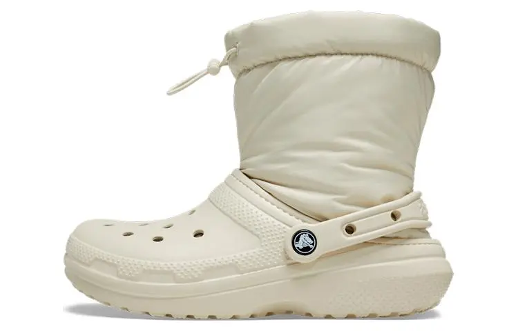 Crocs Classic Lined Neo Puff Boots 'Beige' Women's