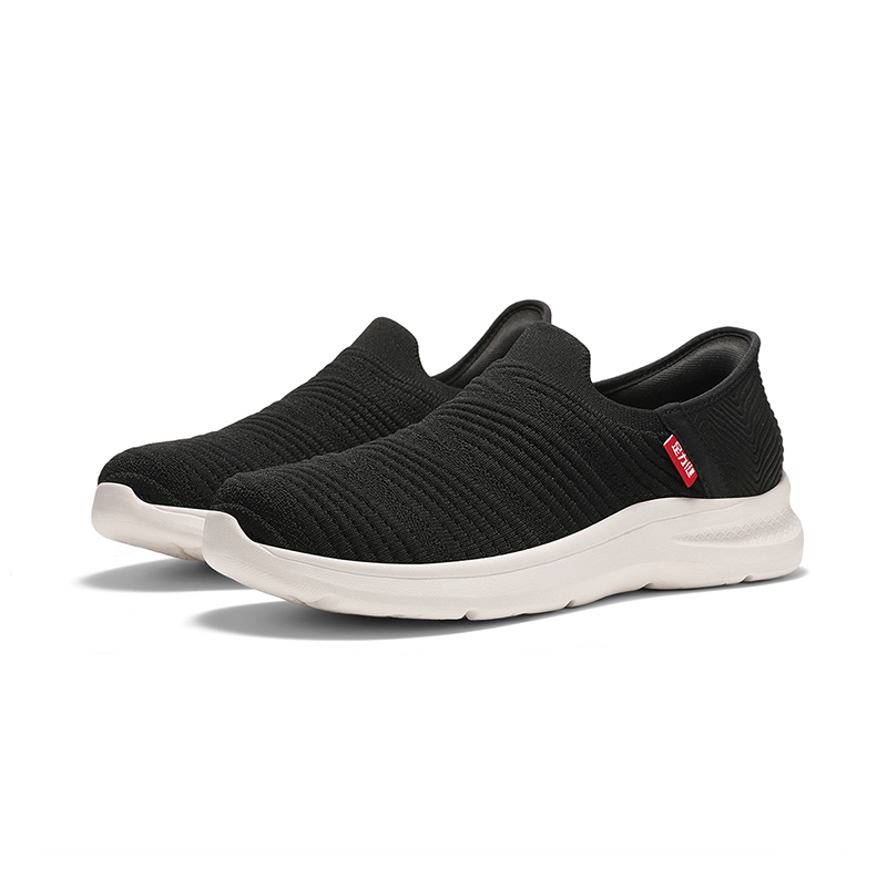 ZULIZ Mid To Senior Slip on Shoes Cushioning Abrasion Resistant Lightweight Slip Resistant Low top