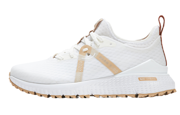 UNITED ARROWS x COLE HAAN Textile, Top Grain Cow Leather Low top Sports Casual Shoes Men's White