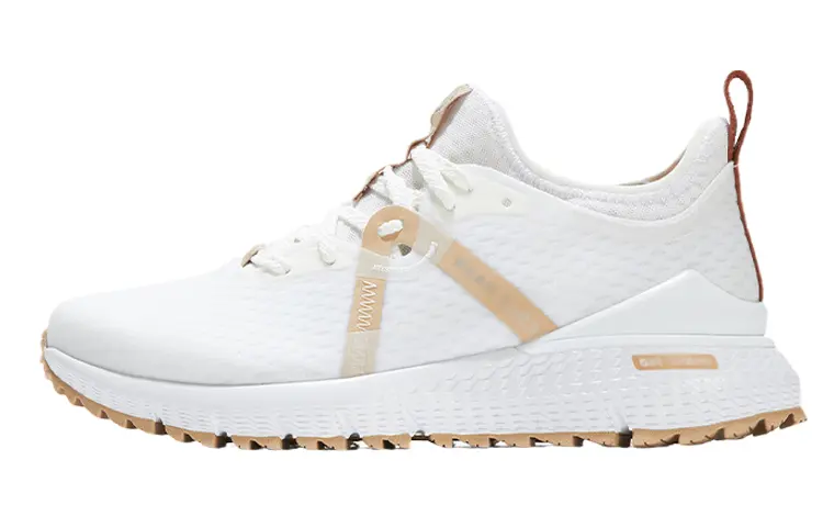 UNITED ARROWS x COLE HAAN Textile, Top Grain Cow Leather Low top Sports Casual Shoes Men's White