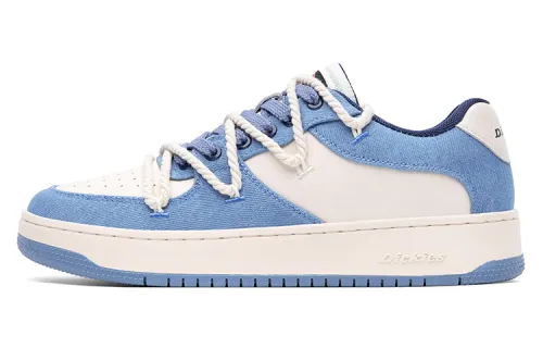 Dickies Patchwork Collection Low top Skateboard Shoes Men's White Blue