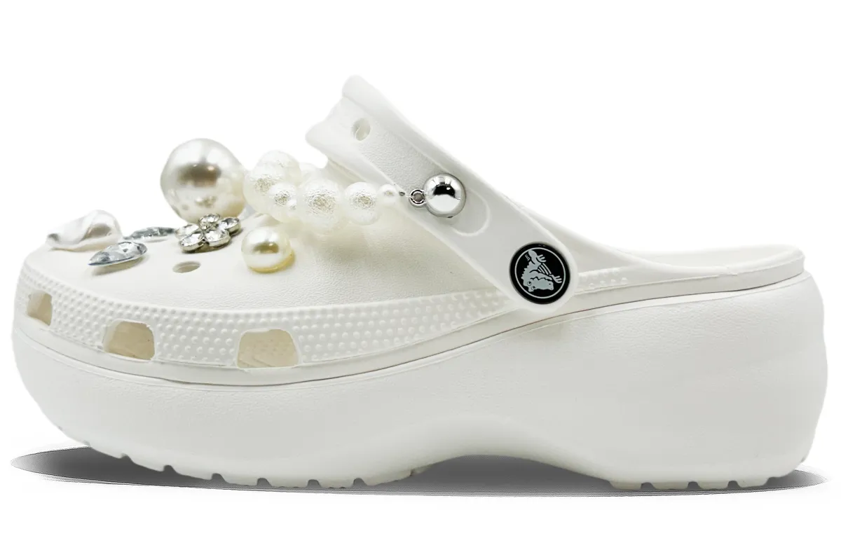 Crocs Classic Platform Clog EVA Clogs Women's White
