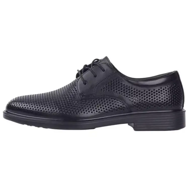 Montagut Top Grain Cow Leather Casual Shoes Men's Black