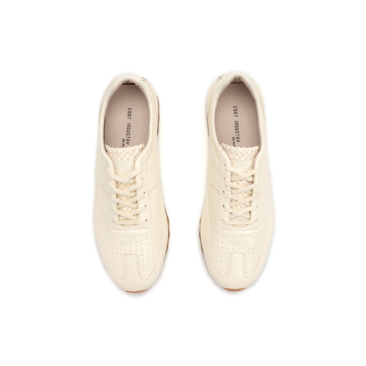 FOOT INDUSTRY Low top Running Shoes Unisex Antique White