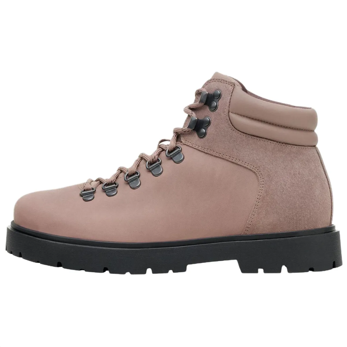 Birkenstock Jackson Nubuck Combat Boots Unisex Light Purple Regular Loose Fit