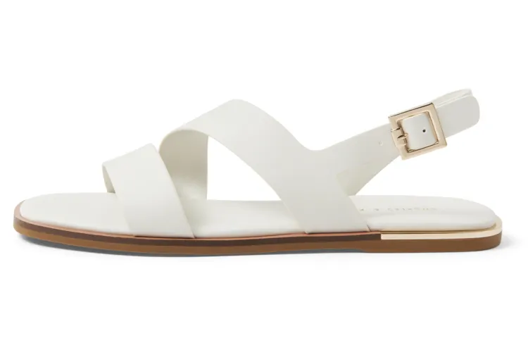 CHARLES&KEITH Beach Sandals Women's Pink/White/Caramel/Black