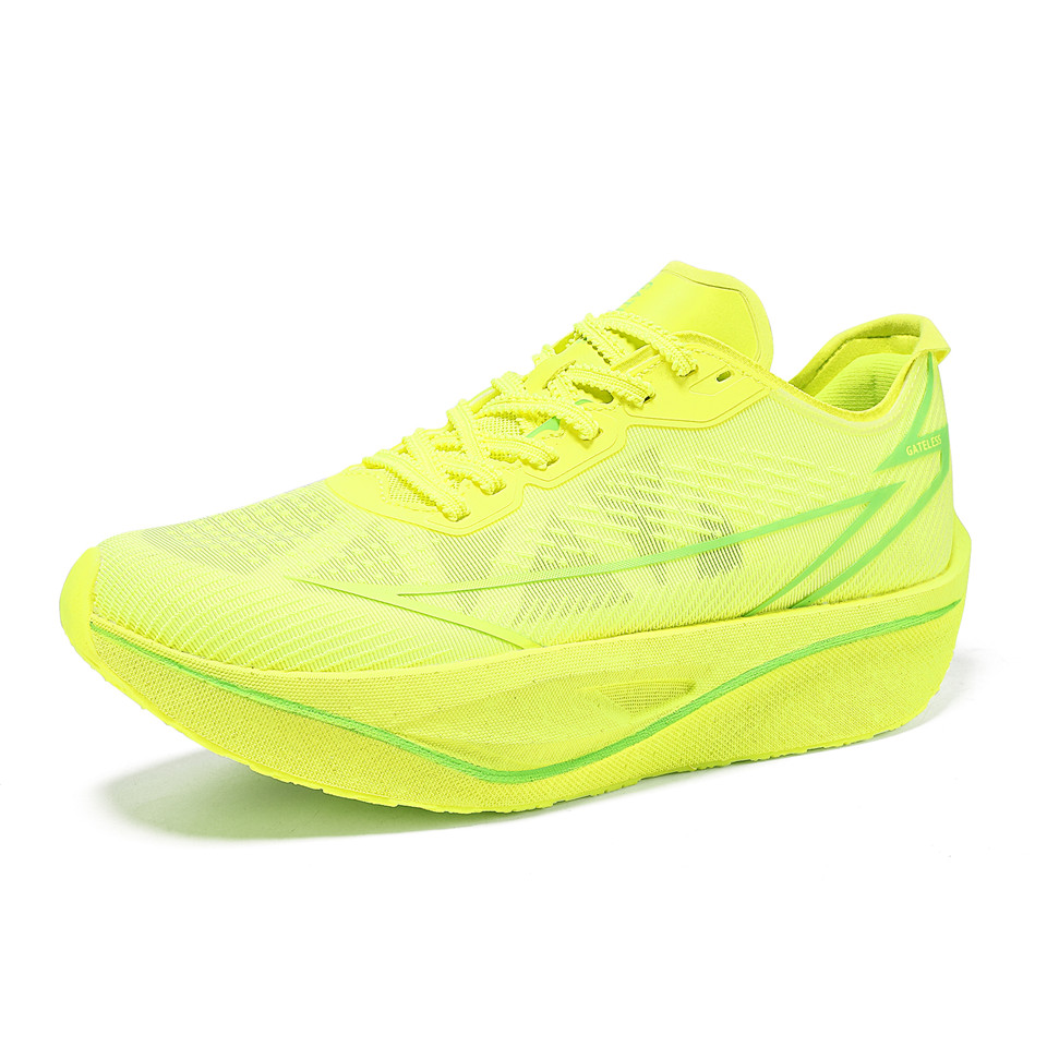 GATELESS Low Top Running Shoes Unisex Neon Green
