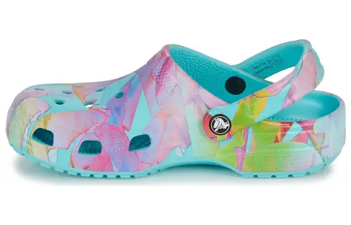 Crocs Classic Palm Print Clogs 'Neptune Multi'