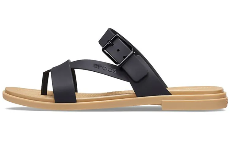 Crocs Minimalistic Cozy Sports Slippers Black Brown Women's