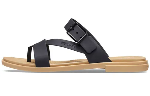 Crocs Minimalistic Cozy Sports Slippers Black Brown Women's