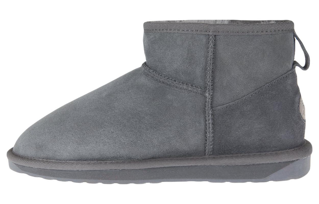 EMU Australia Sheepskin Comfortable And Trendy Ankle Length Snow Boots Women's Carbon Gray