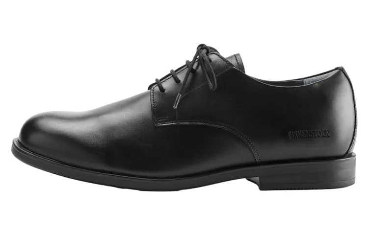 Birkenstock Leather Casual Leather Shoes Men's Black