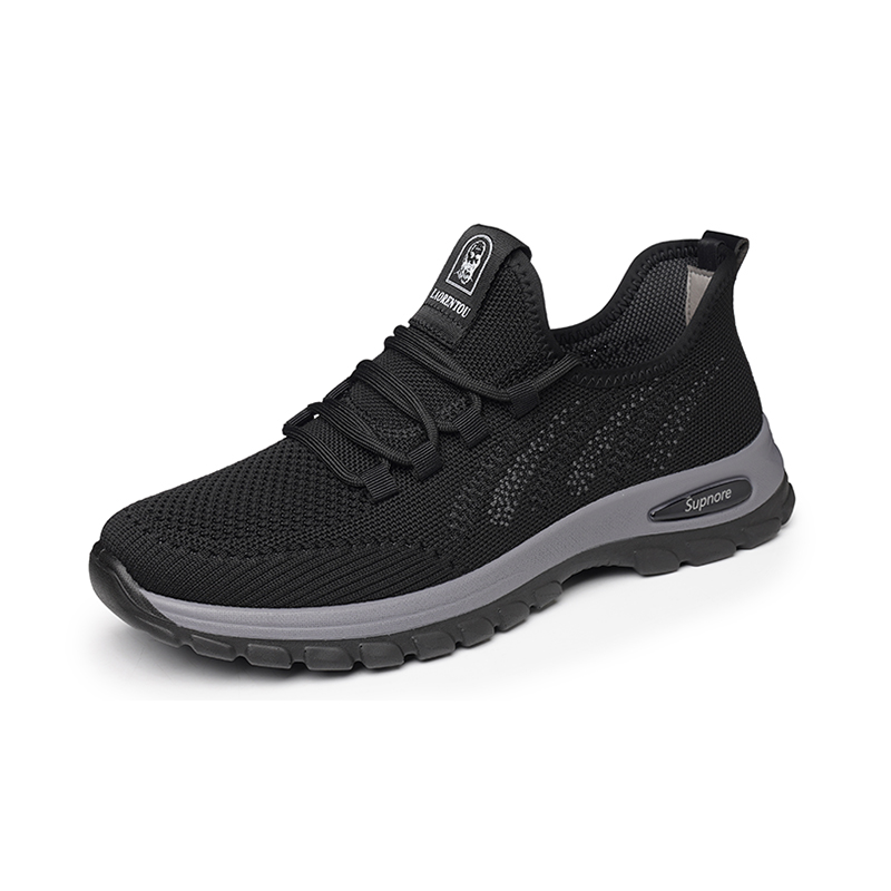 LAORENTOU Walking Shoes Men’s Low Top Black