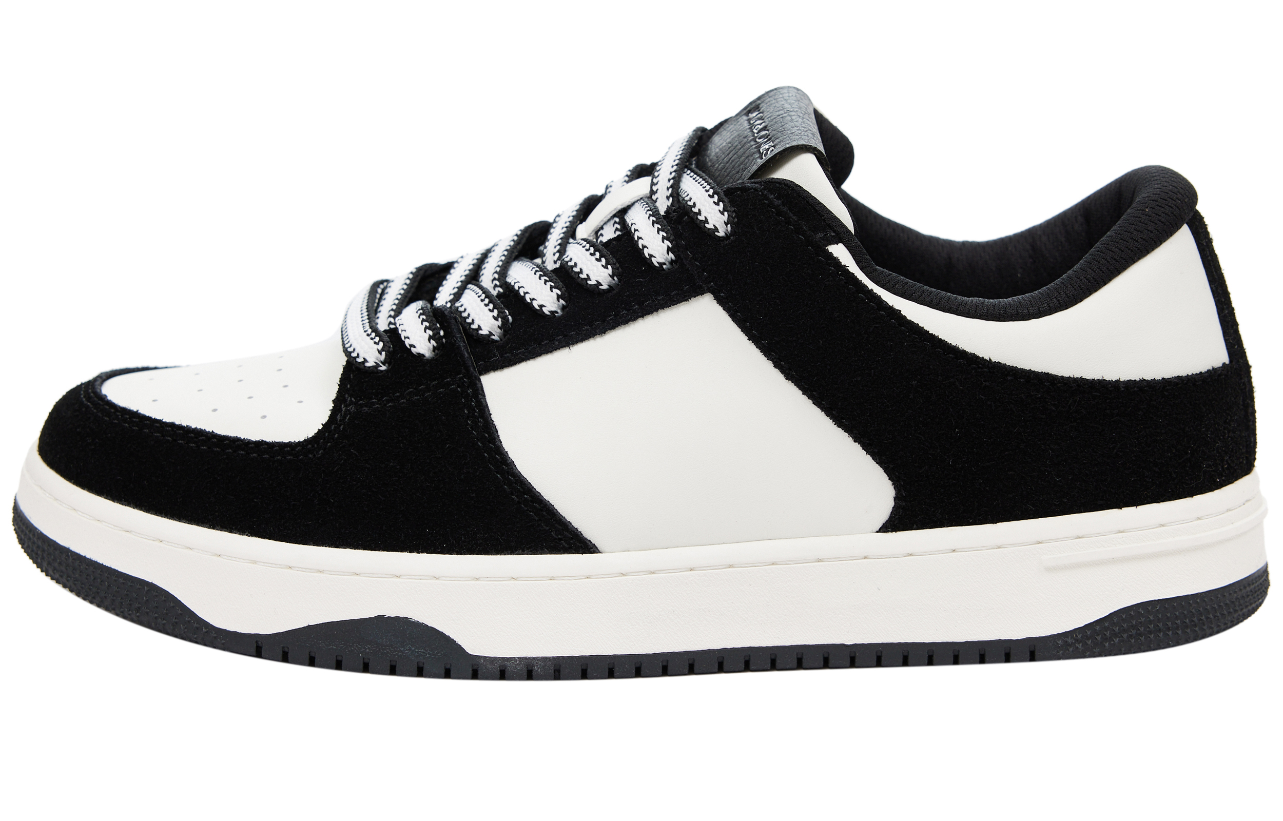 JACK JONES Jack Jones retro trendy fashionable casual versatile stitching daily texture commuter fashion sneakers men's black
