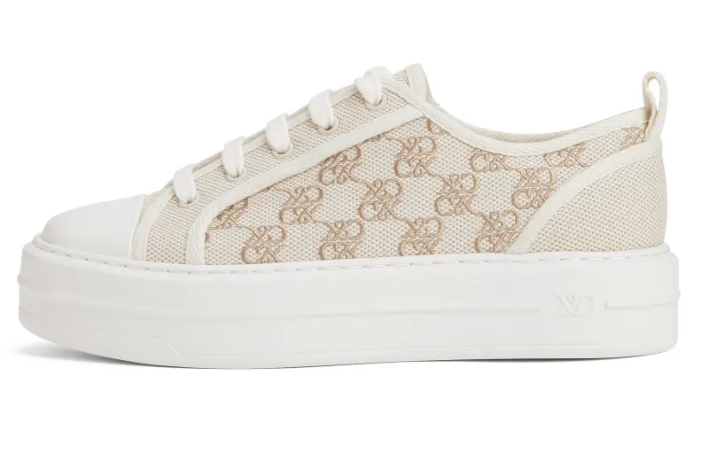 CHARLES&KEITH Small Ck Fabric Low top Casual Shoes 4cm Women's