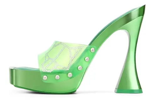 Naked Wolfe Slip Resistant Slide Slippers Women's Green