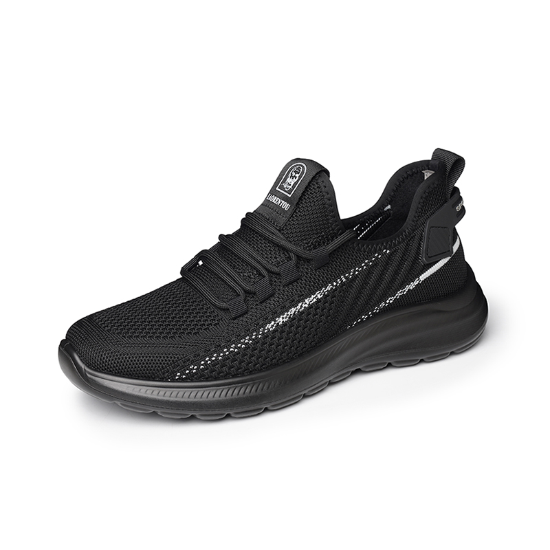 LAORENTOU Walking Shoes Men’s Low Top Black/Gray