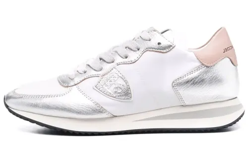 PHILIPPE MODEL Casual Shoes Women's White/Silver/Pink