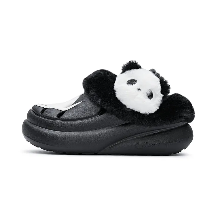 Champion Closed Toe Slippers Women's Black/Milk White