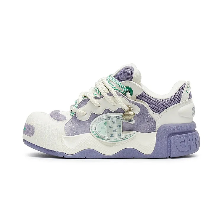Champion Puff Big Head Shoe AutoSkate V1 Low top Skateboard Shoes Women's Milky Lilac Purple