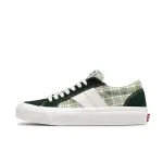 LuzaoT SUPER DRAG Skateboard Shoes Unisex Plaid Green