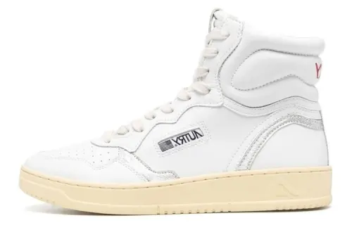 AUTRY Lace Up Stylish Skateboarding Shoes Men's White