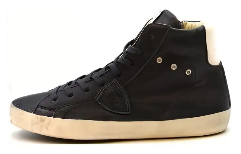 PHILIPPE MODEL High top Skateboard Shoes Men's Black