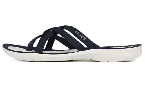 Crocs Beach & Pool SlidesSlippers 'Dark Blue White' Women's