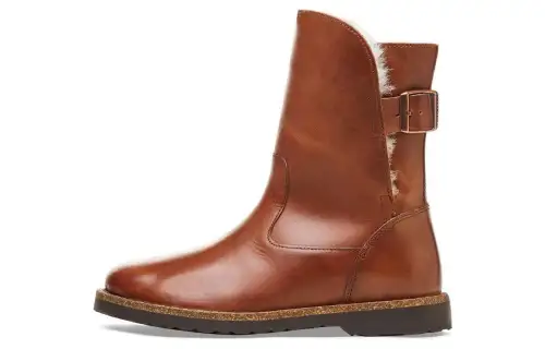 Birkenstock Suede Ankle Boots Women's Brown