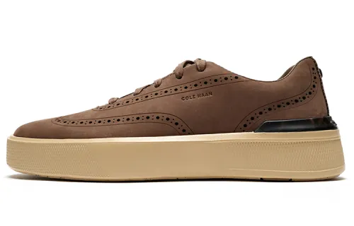 COLE HAAN Top Grain Cow Leather Casual Shoes Men's Brown