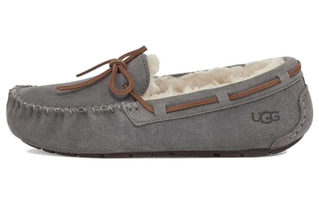 UGG DAKOTA cow split leather plus velvet, warm, low-top, sports and casual shoes, women's gray
