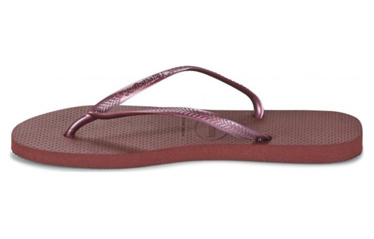 Havaianas Comfortable Round Toe Abrasion Resistant Flip Flops Women's Umber