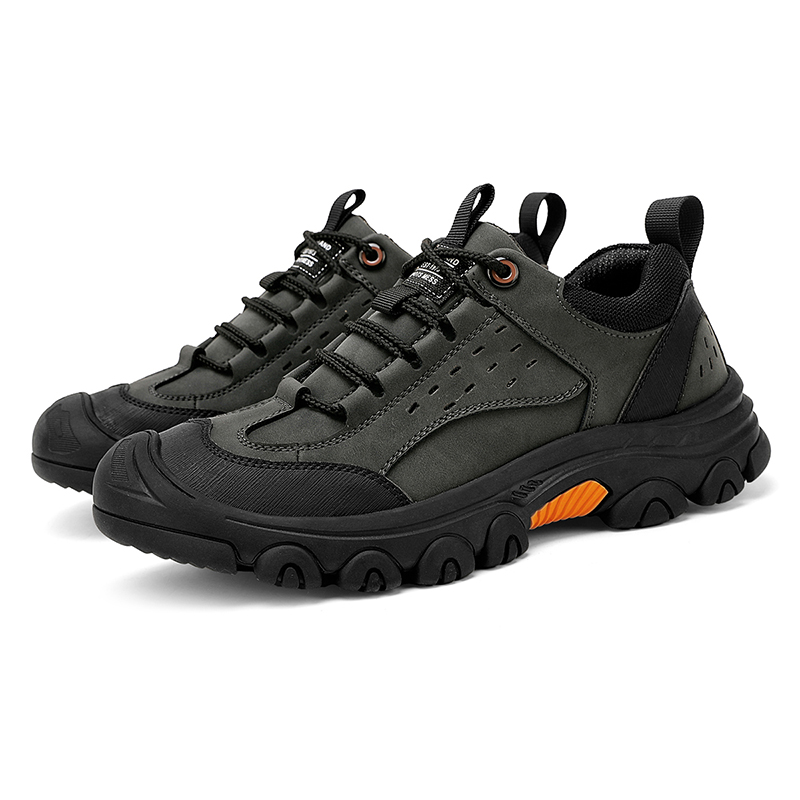 Season Ram Plus Size Men’s Slip-Resistant Hiking Trail Running Trekking Shoes Breathable Wear-Resistant