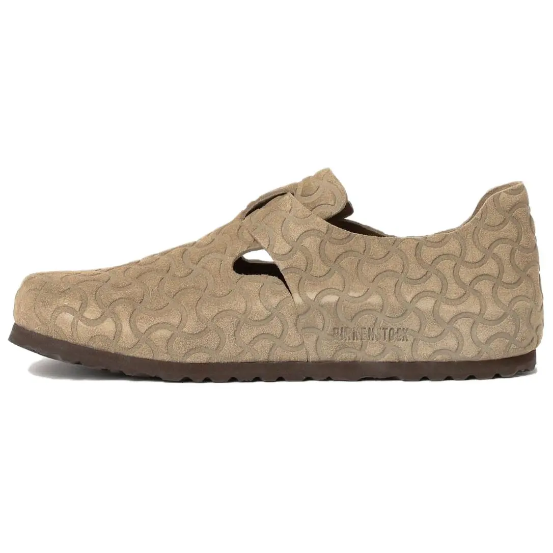 Beams x Birkenstock London Cow Leather Low top Casual Shoes Unisex Taupe