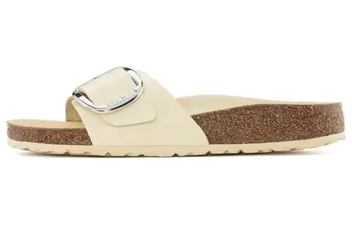 Birkenstock Madrid Big Buckle Slide Slippers Women's Butter Regular