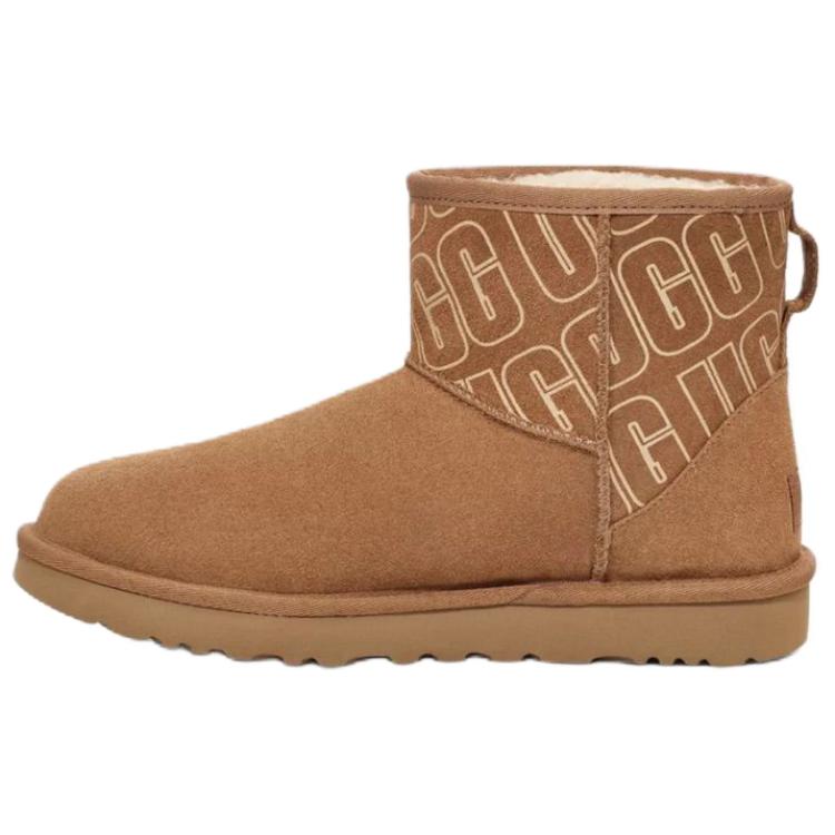Женские ботинки UGG Classic Mini II (рыжие)