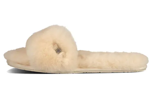 UGG Fluff Slide Stylish Sandal Women's Natural