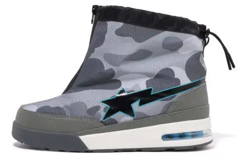 A BATHING APE Bape ZIP ROAD STA Ankle Boots Women's