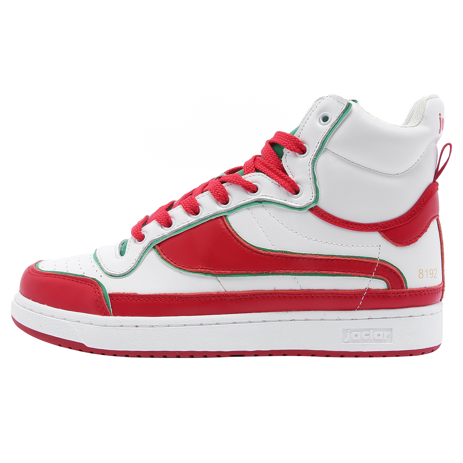 JACLAR Vintage Basketball Shoes Unisex High Top Red