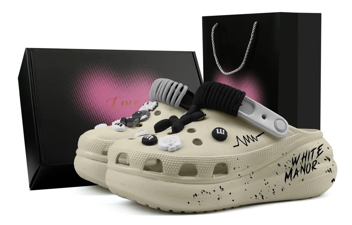 Crocs Crush Clog EVA Clogs Unisex Bone White