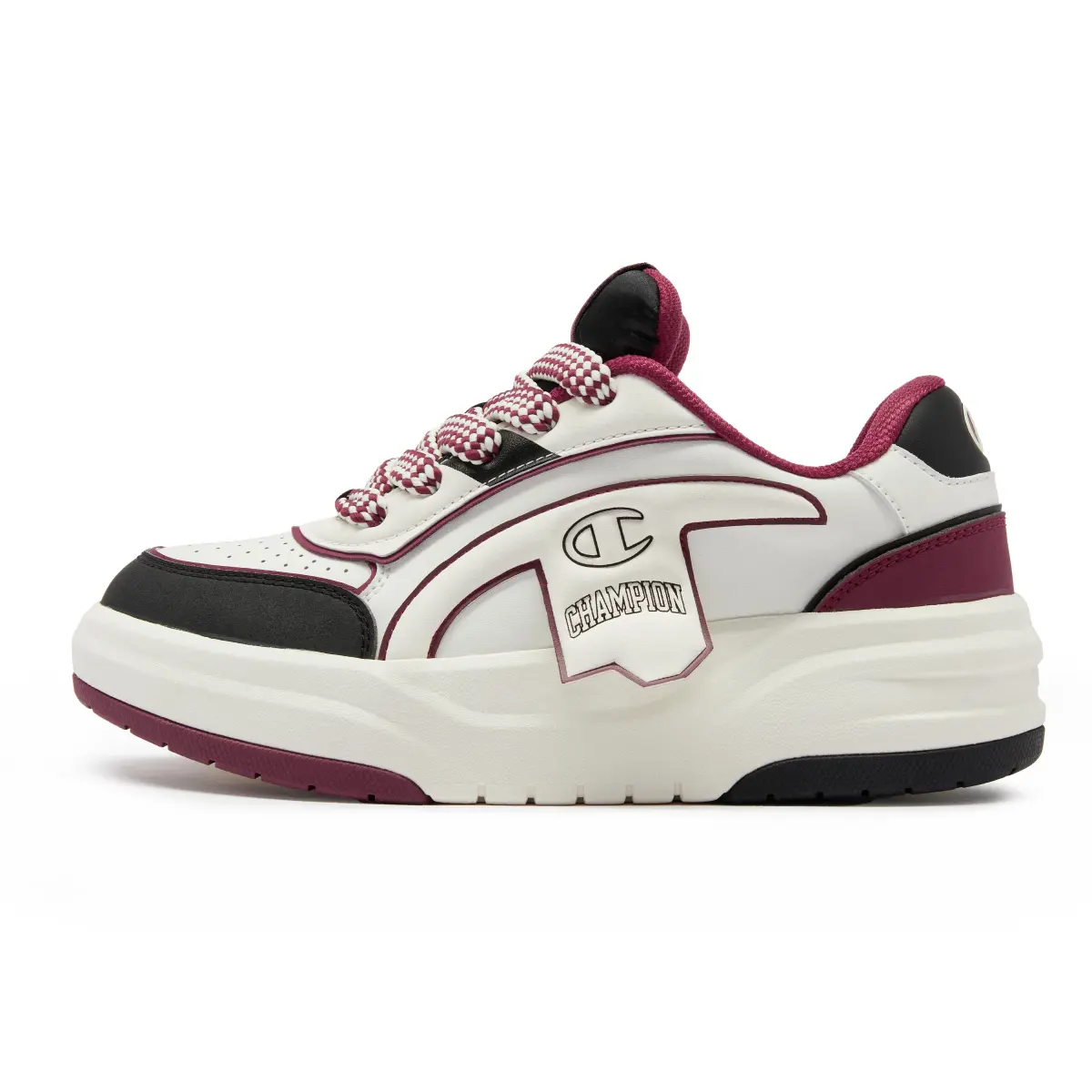 Champion Low top Skateboard Shoes Unisex Dark Red