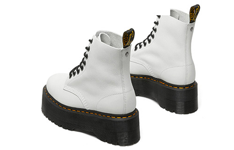 Dr. Martens 1460 Pascal Pisa Combat Boots White Women's