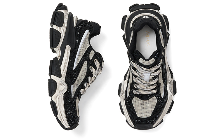 GG CC Casual Shoes Cushioning Height Increasing Low top Sports Chunky Sneakers Women's