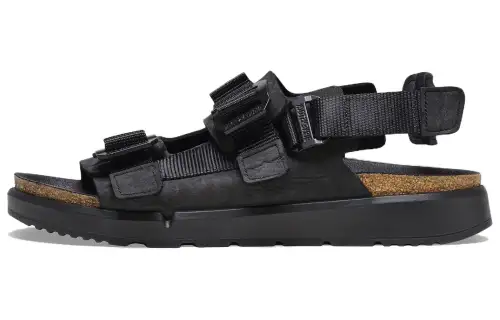 Birkenstock Shinjuku Logo Strapped Sandals