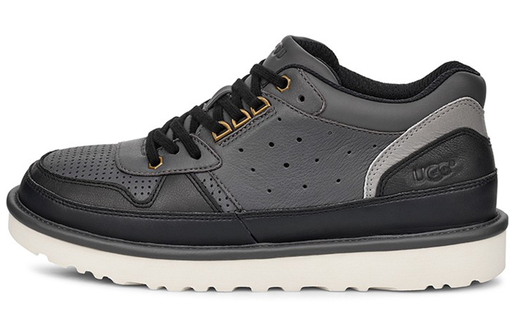 UGG Highland Casual Skateboarding Shoes Gray Black