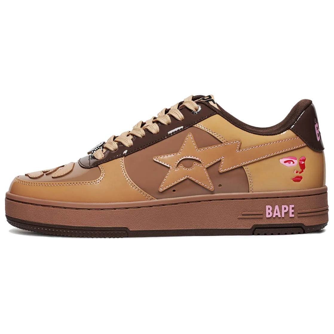 Кеды A BATHING APE BAPE STA (коричневые)