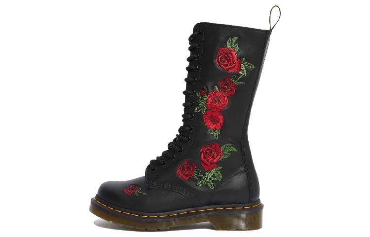 Dr. Martens Dr.Martens 1914 Vonda Leather Mid Calf Boots 'Black' Women's