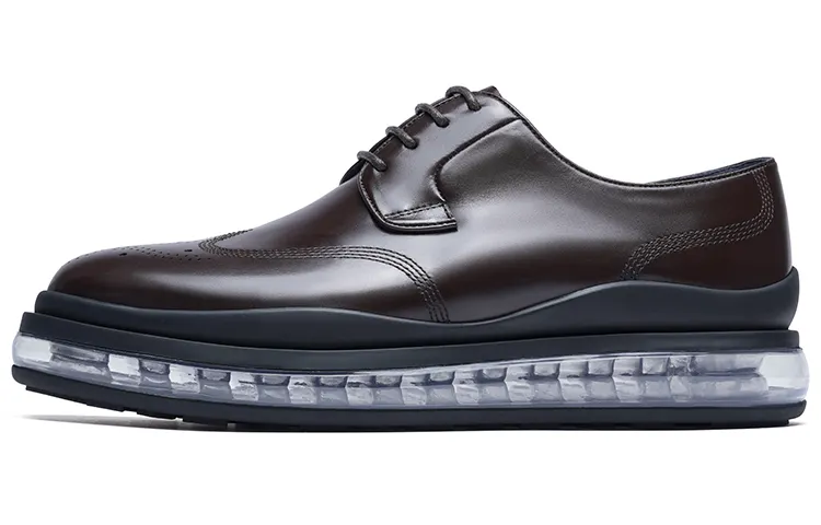 Anthony Miles Cow Leather Casual Shoes Men's Coffee
