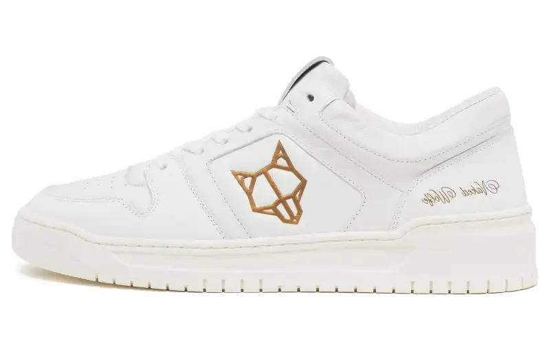 Naked Wolfe CM 01 Leather Low top Skateboard Shoes Men's White